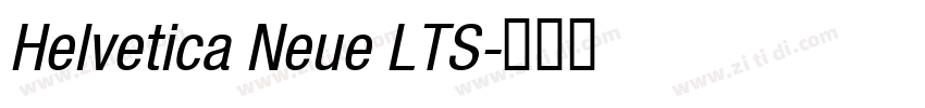 Helvetica Neue LTS字体转换